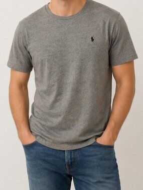 Polo by Ralph Lauren Dark Heather Gray Short Sleeve Classic Fit Tee